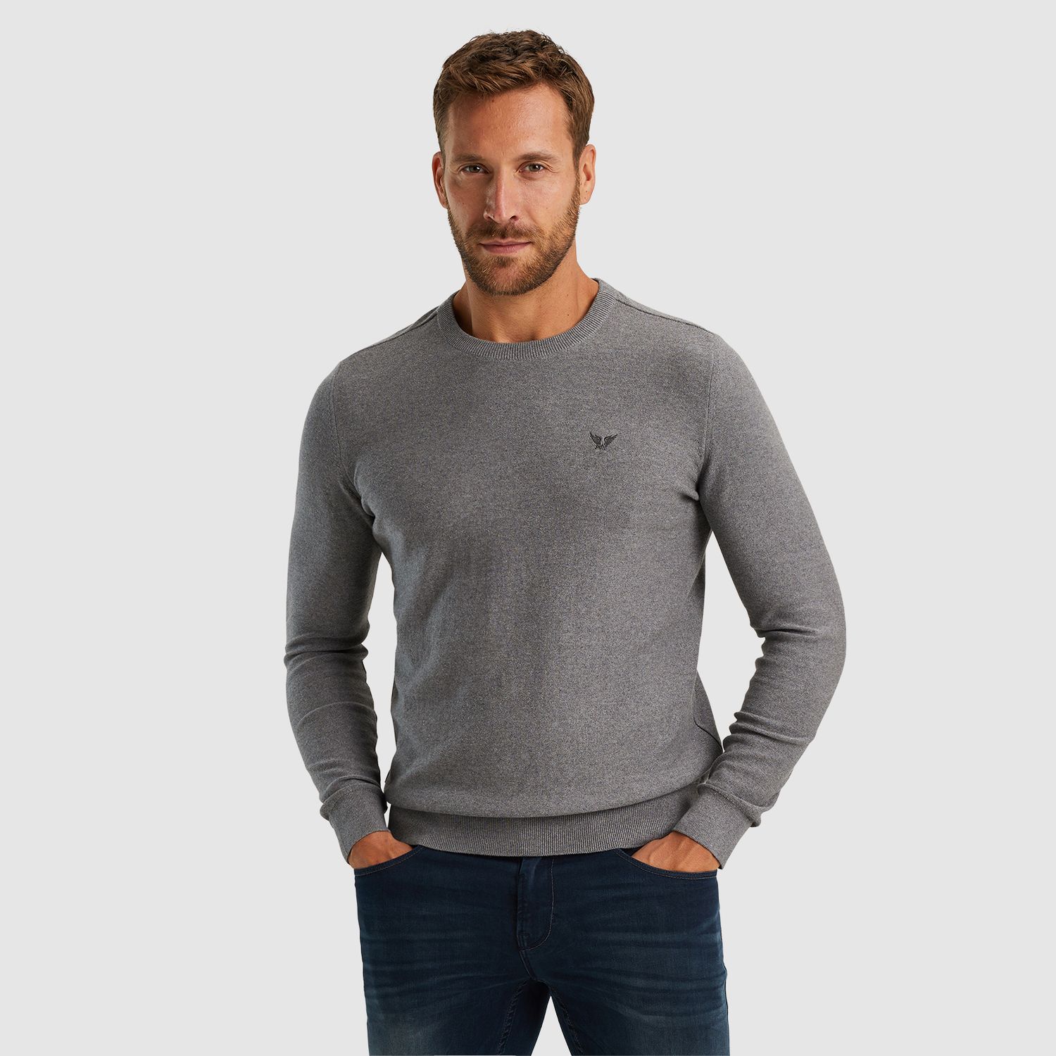 PME Legend | R-neck cotton knit PKW2400032-940