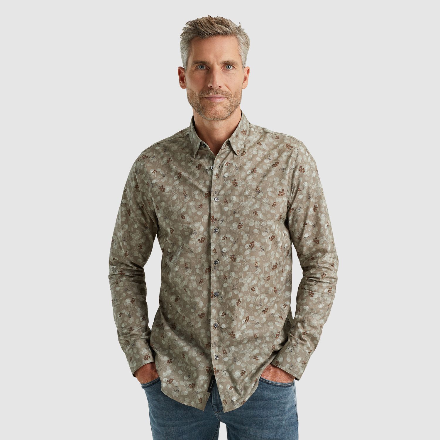 Vanguard | Long Sleeve Shirt Print on fine po VSI2411264-9120