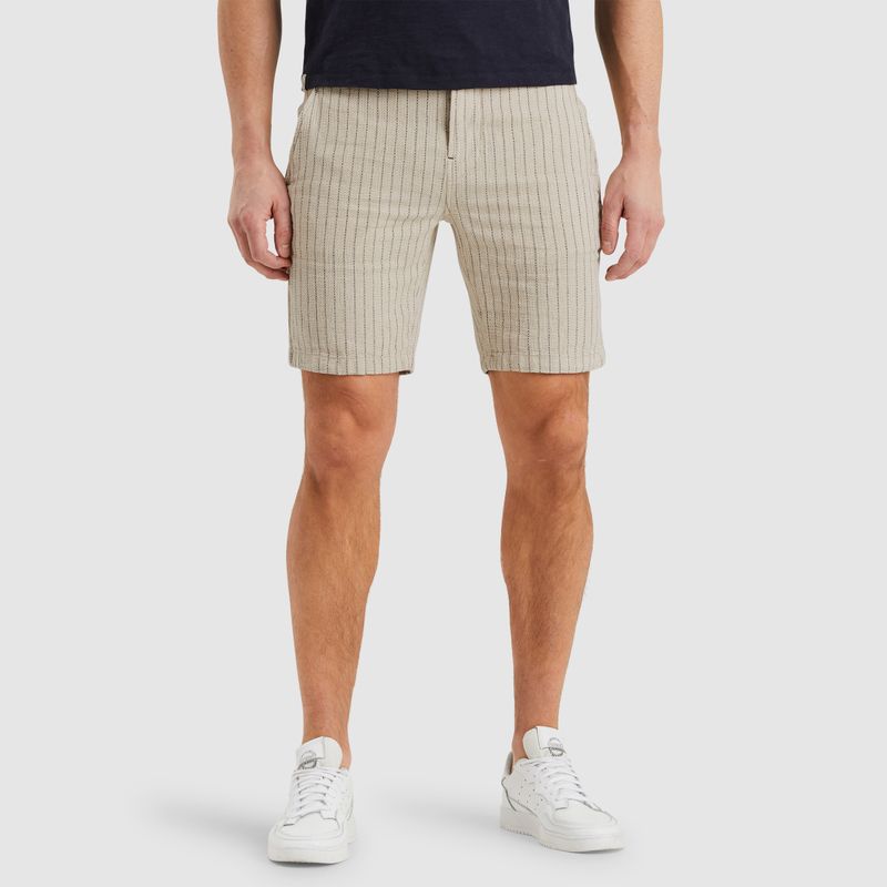 Cast Iron | Cast Iron chino shorts met streeppatroon CSH2504665-7014