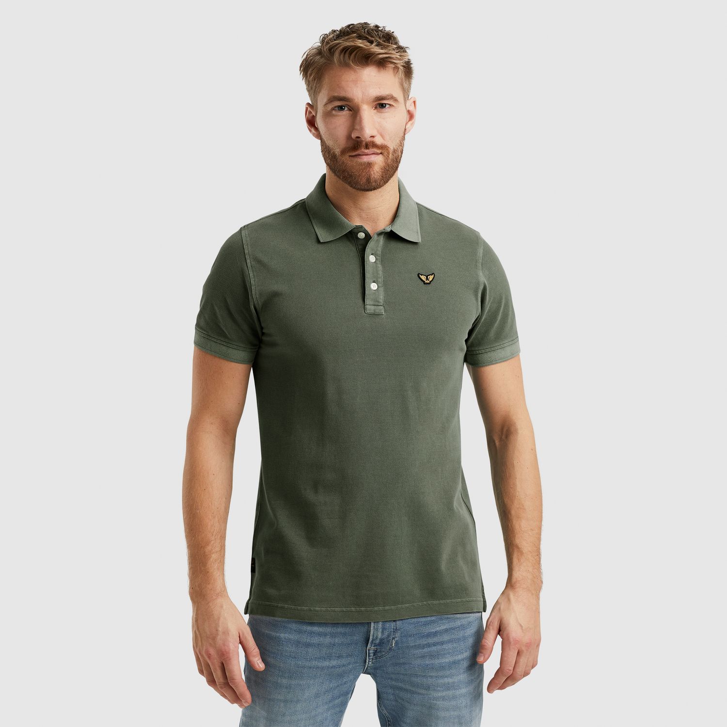 PME Legend | Polo met garment-dye wassing PPSS2504850-6149