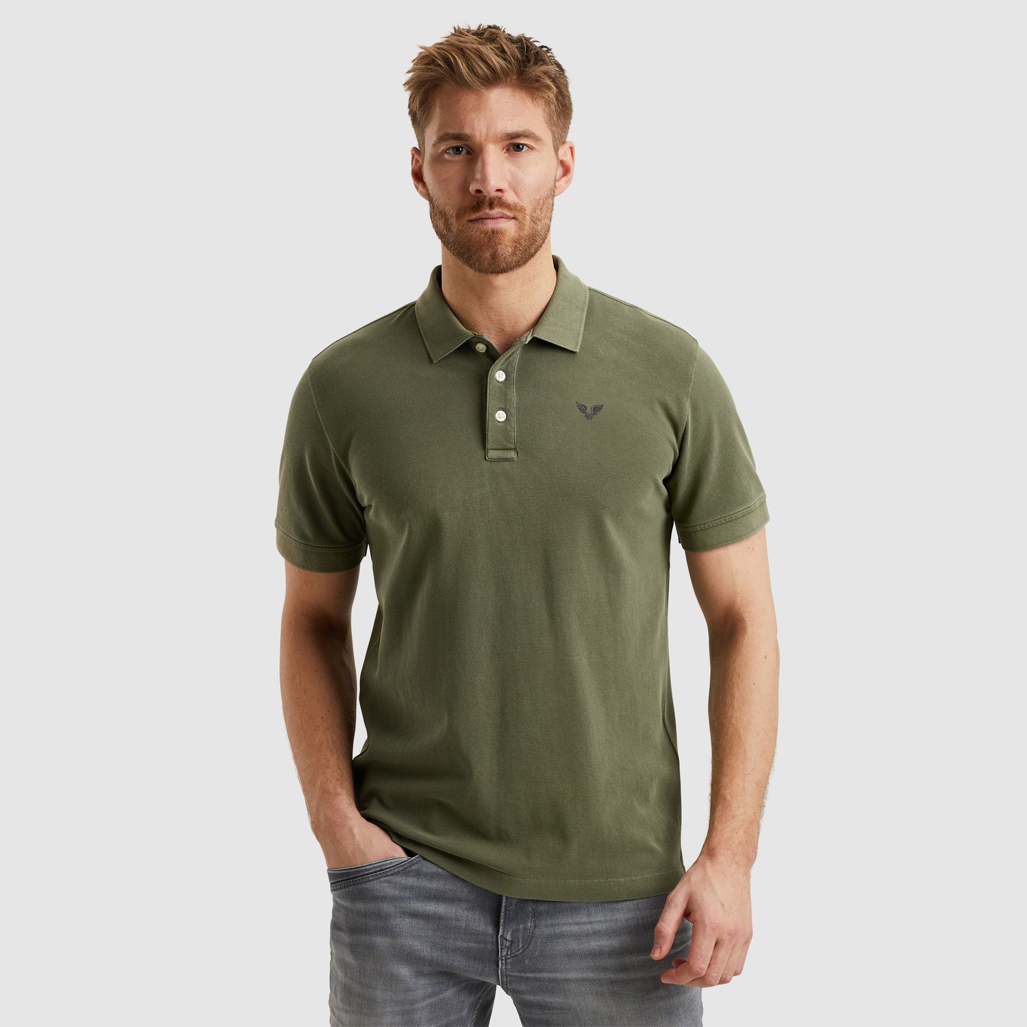 PME Legend | Polo met garment-dye wassing PPSS2504852-6149
