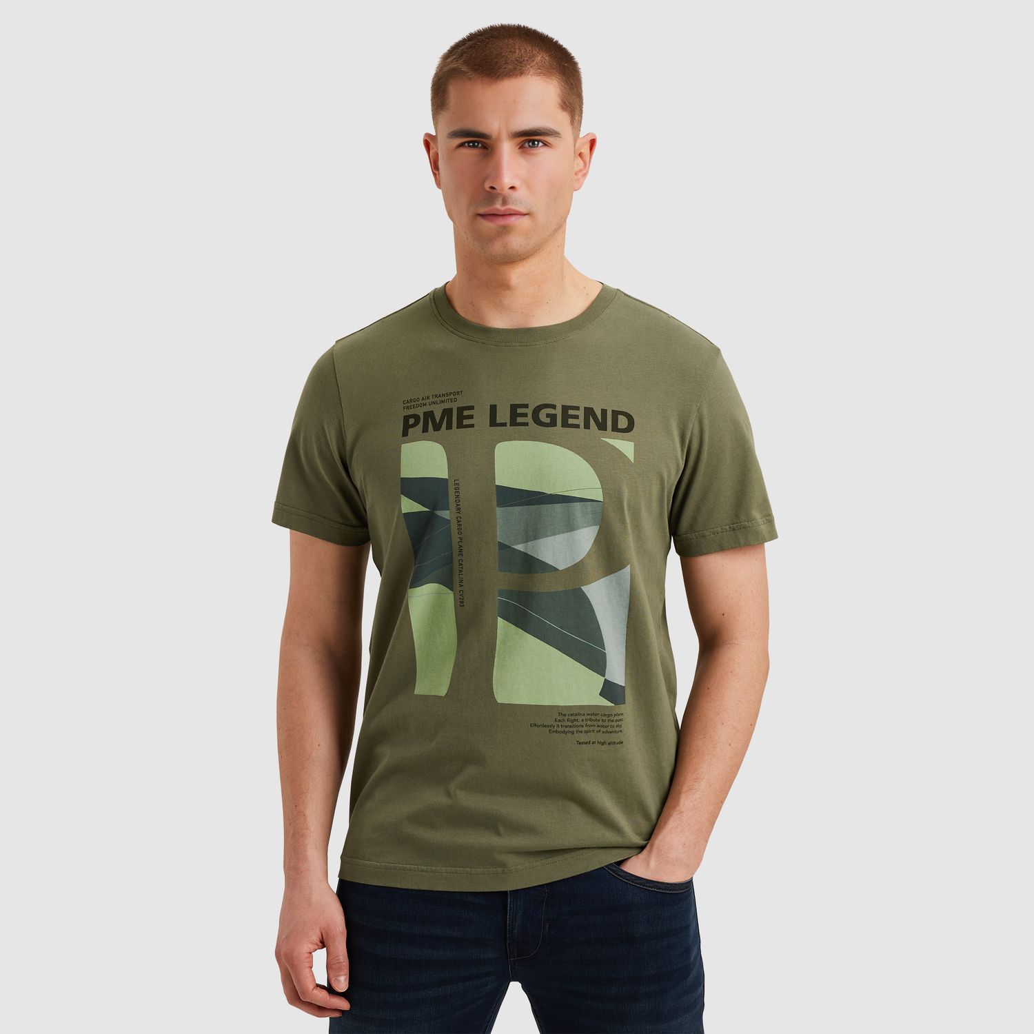 PME Legend | T-shirt van jersey PTSS2504583-6149