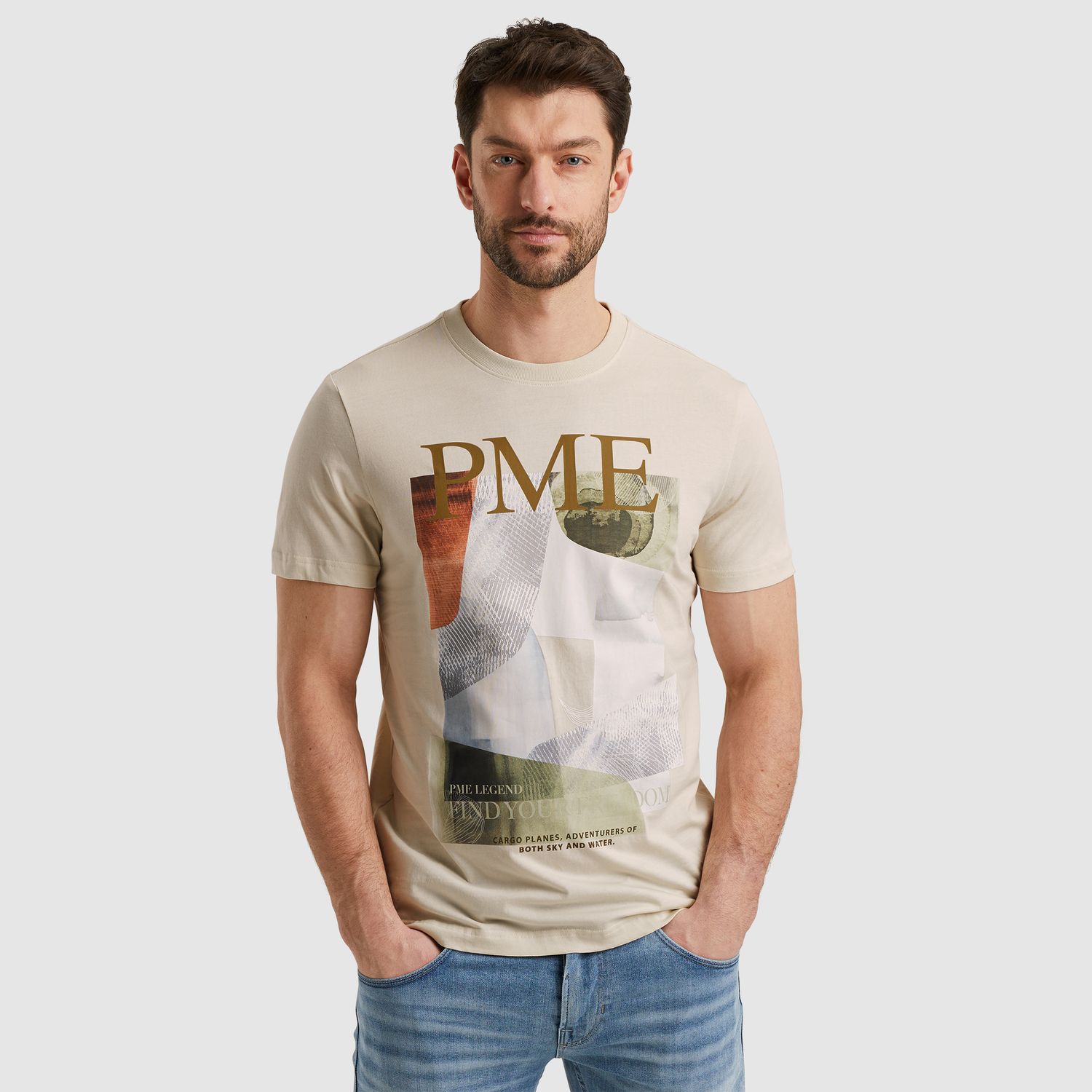 PME Legend | T-shirt met artwork PTSS2504587-7013