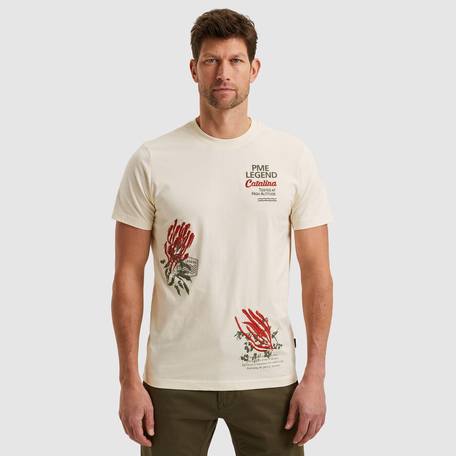 PME Legend | T-shirt met artwork PTSS2504591-7013
