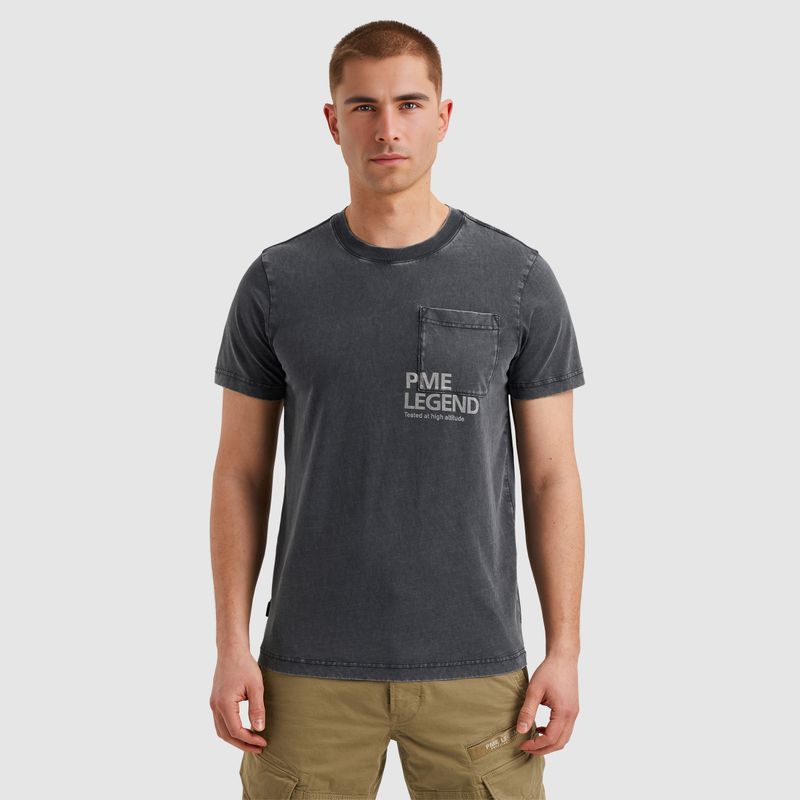 PME Legend | T-shirt met garment-dye wassing PTSS2504586-5281