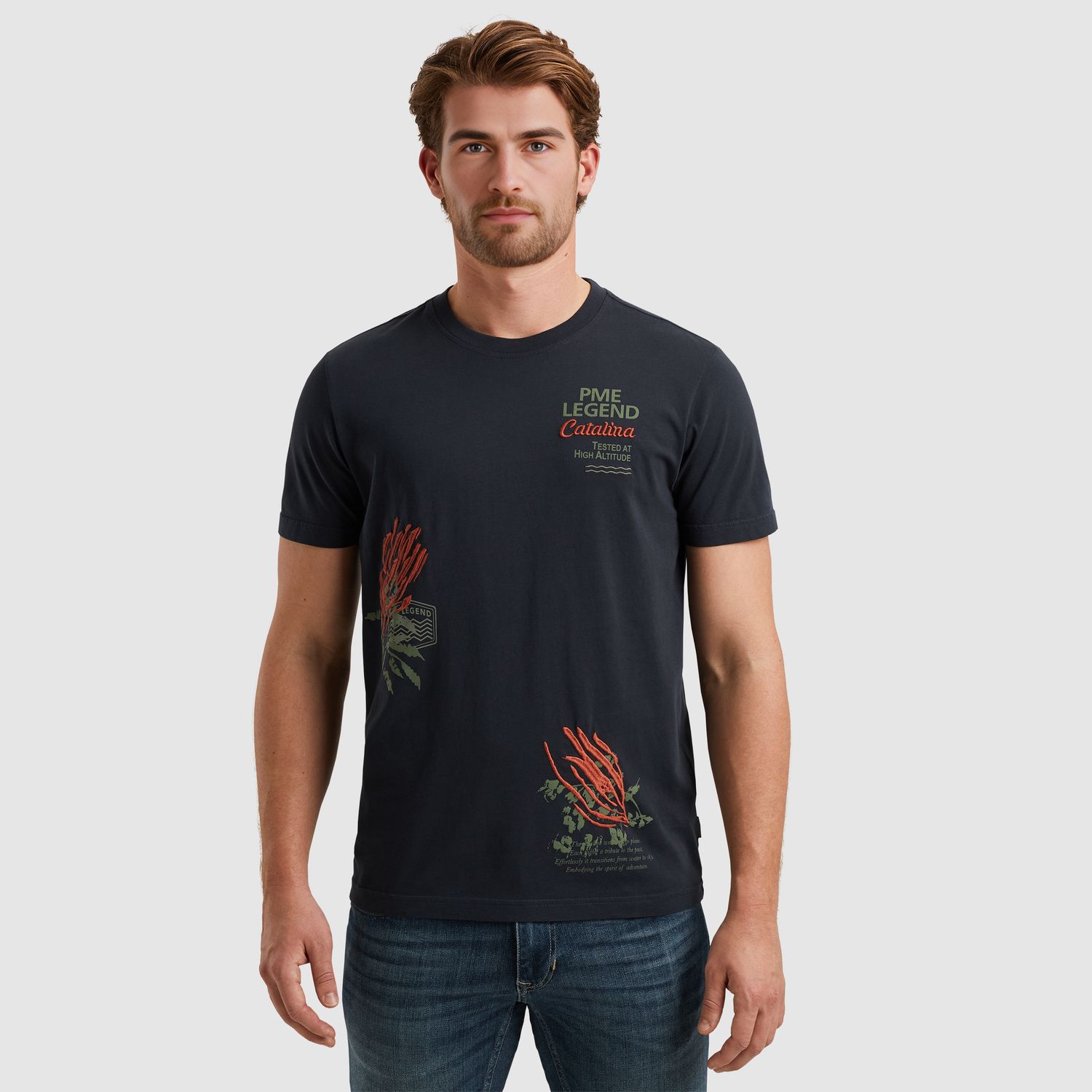 PME Legend | T-shirt met artwork PTSS2504591-5281
