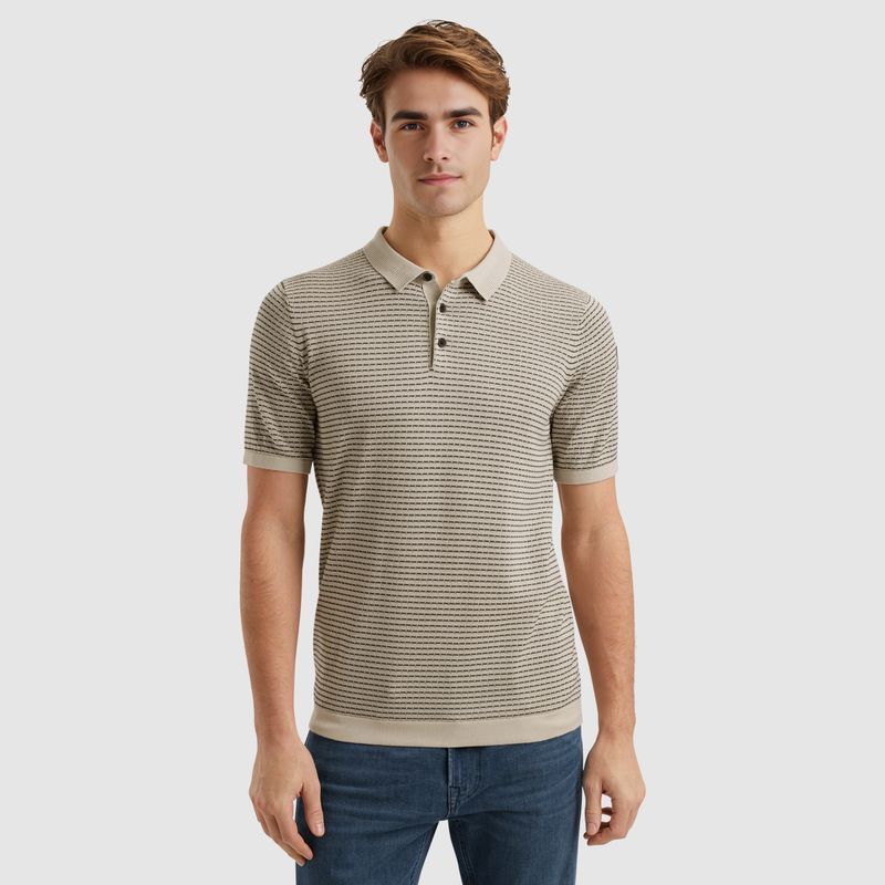 Vanguard | Polo met jacquardpatroon VPSS2504860-7074