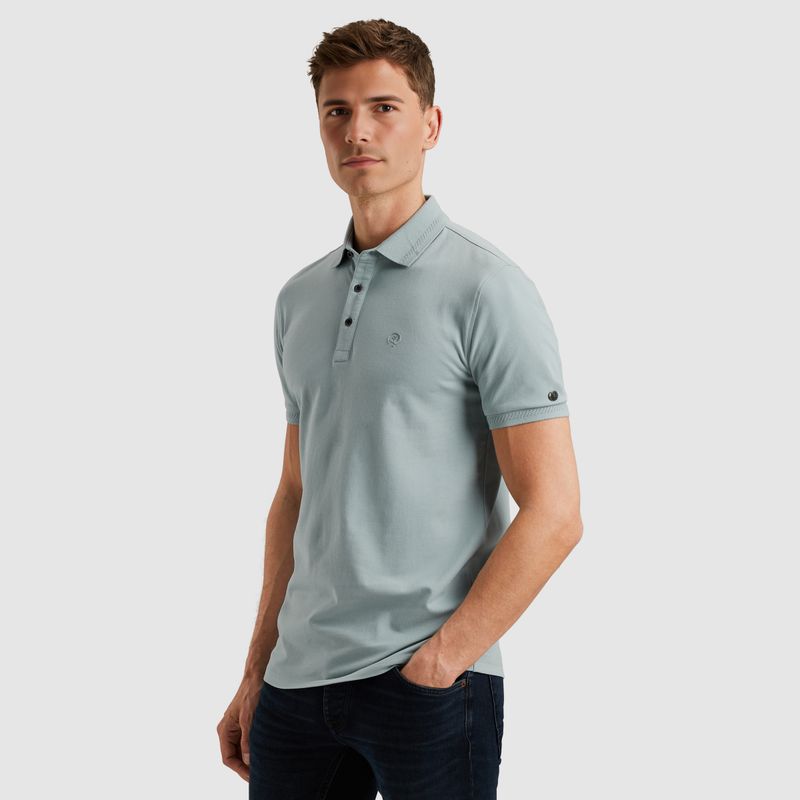 Cast Iron Short | Polo van katoen met stretch CPSS2505894-5225
