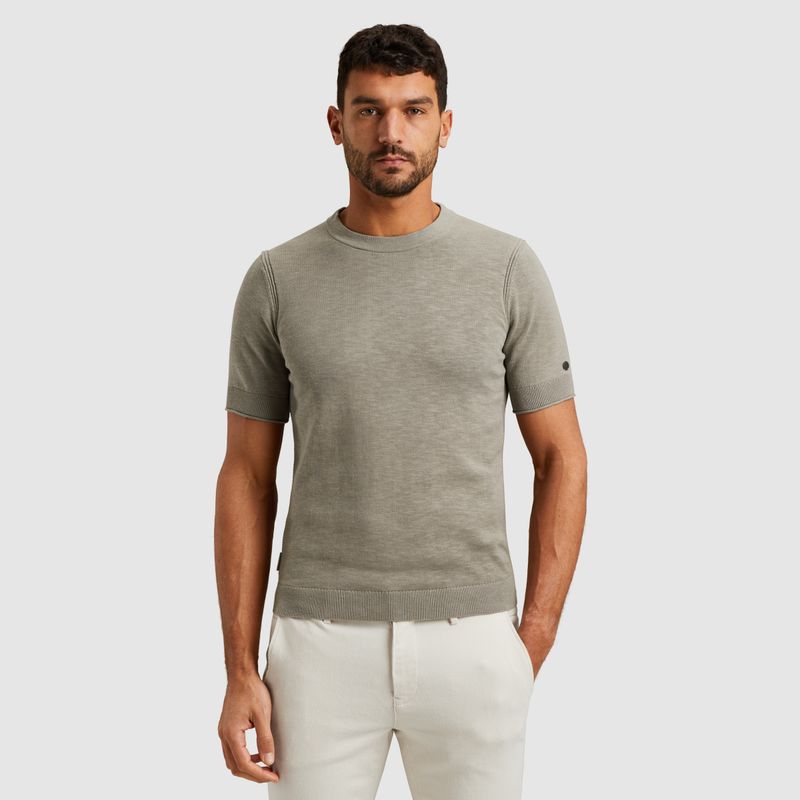 Cast Iron | T-shirt met structuur CTSS2505589-9032