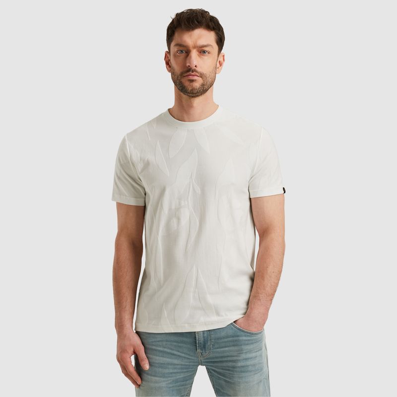 PME Legend | T-shirt met jacquardpatroon PTSS2505579-7003
