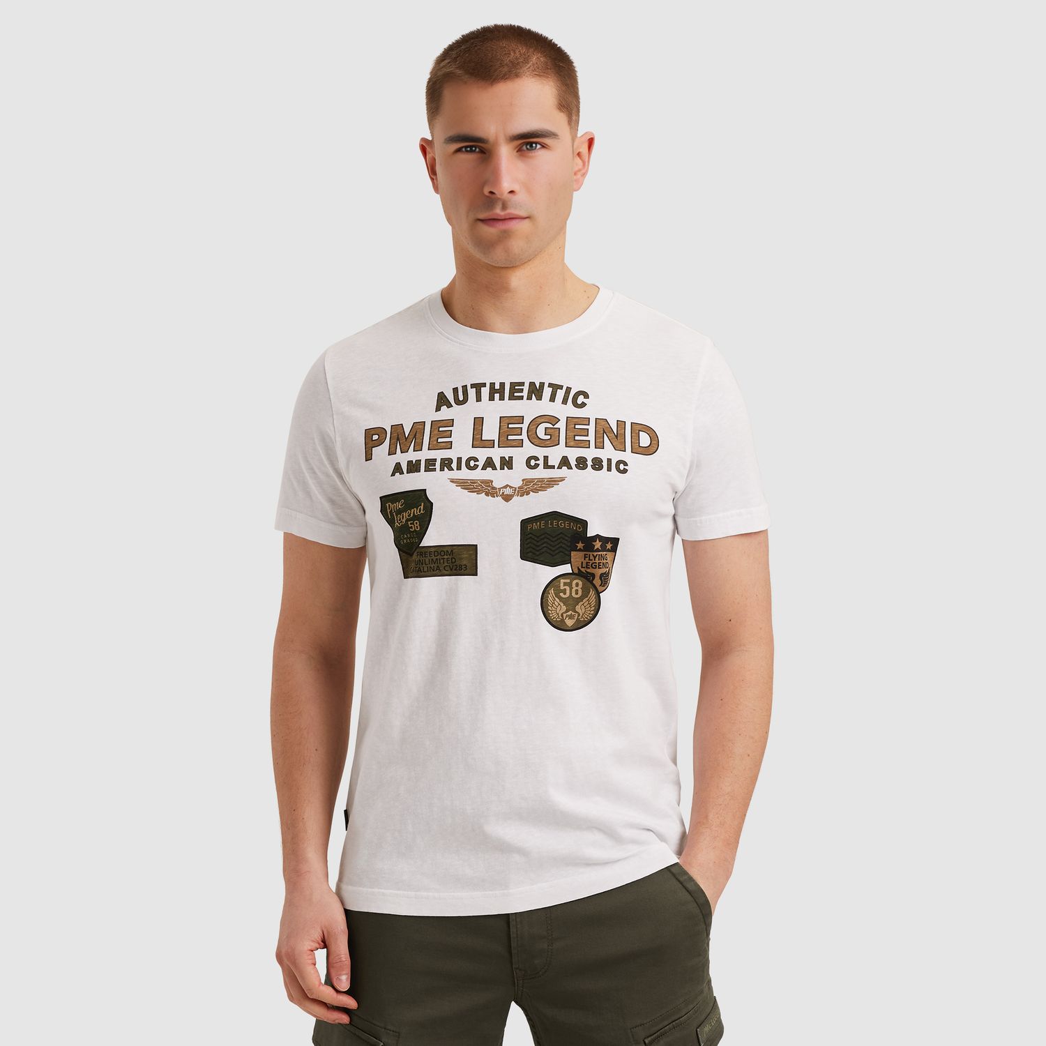 PME Legend | T-shirt van slub jersey PTSS2505580-7003