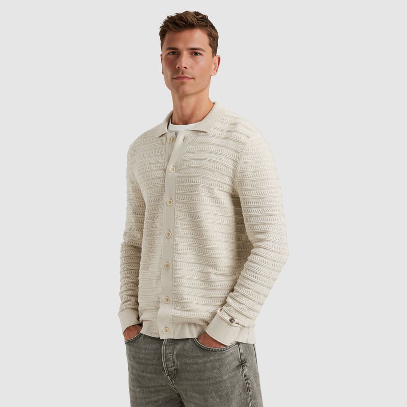Cast Iron | Button jacket cotton jacquard CKC2503222-7165