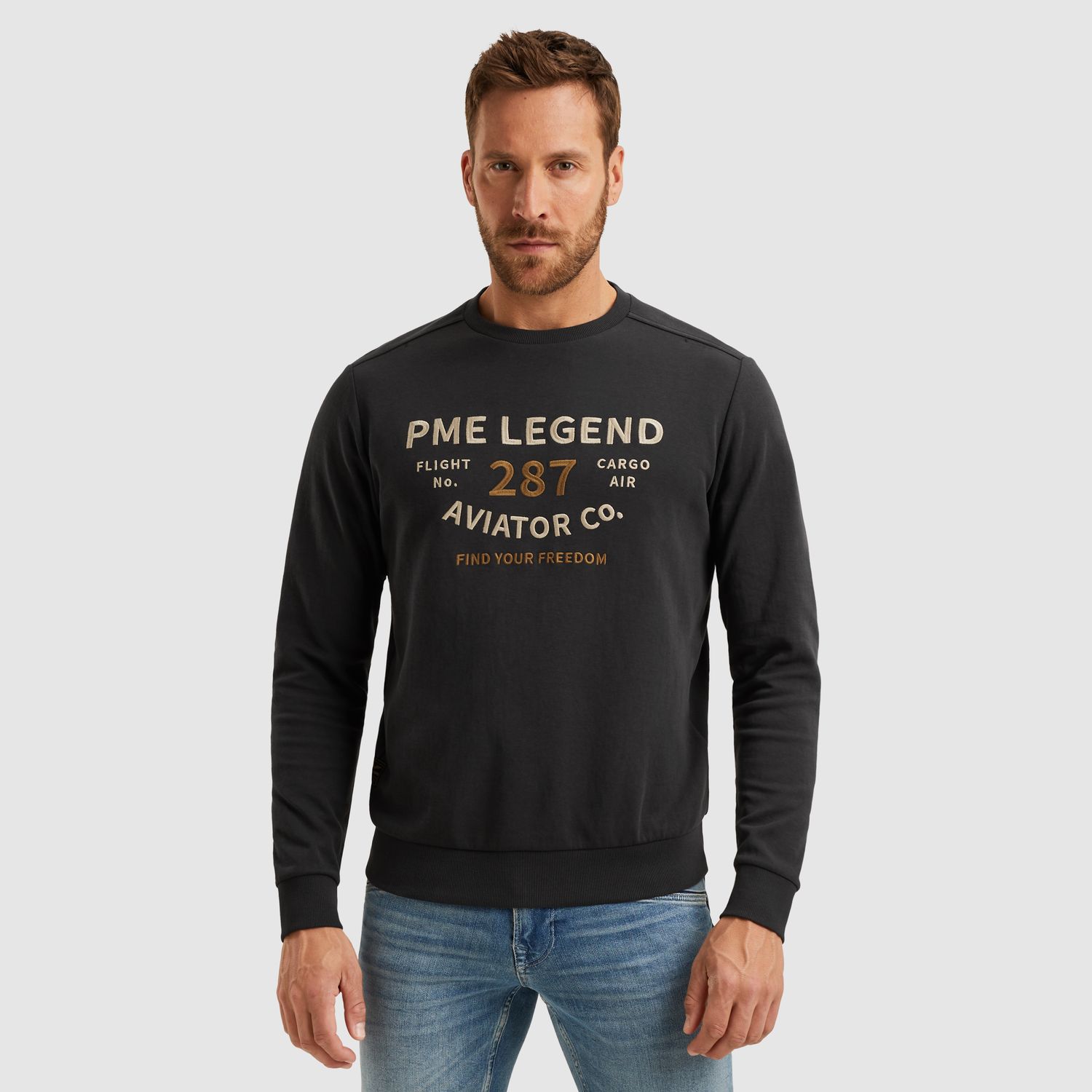 PME Legend | Sweatshirt met groot artwork PSW2506421-9140