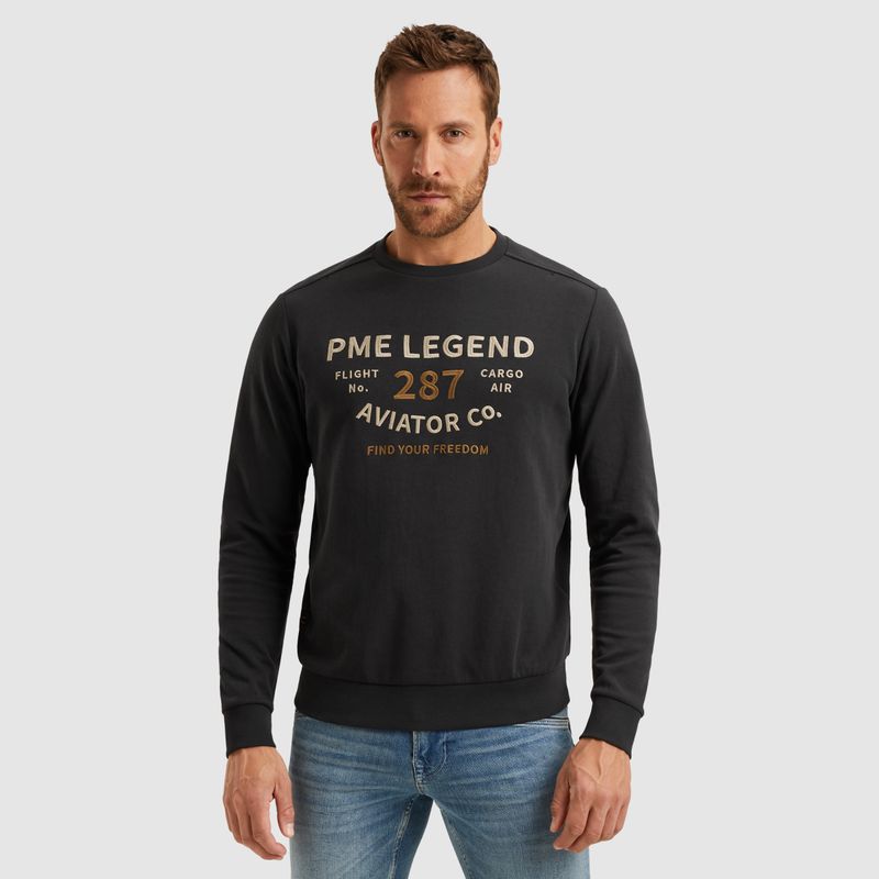 PME Legend | Sweatshirt met groot artwork PSW2506421-9140