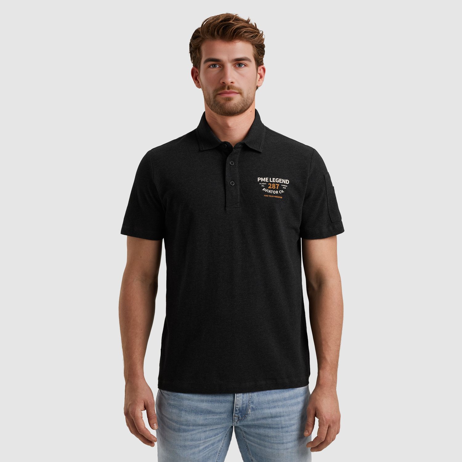 PME Legend | Polo met artwork PPSS2506889-9140