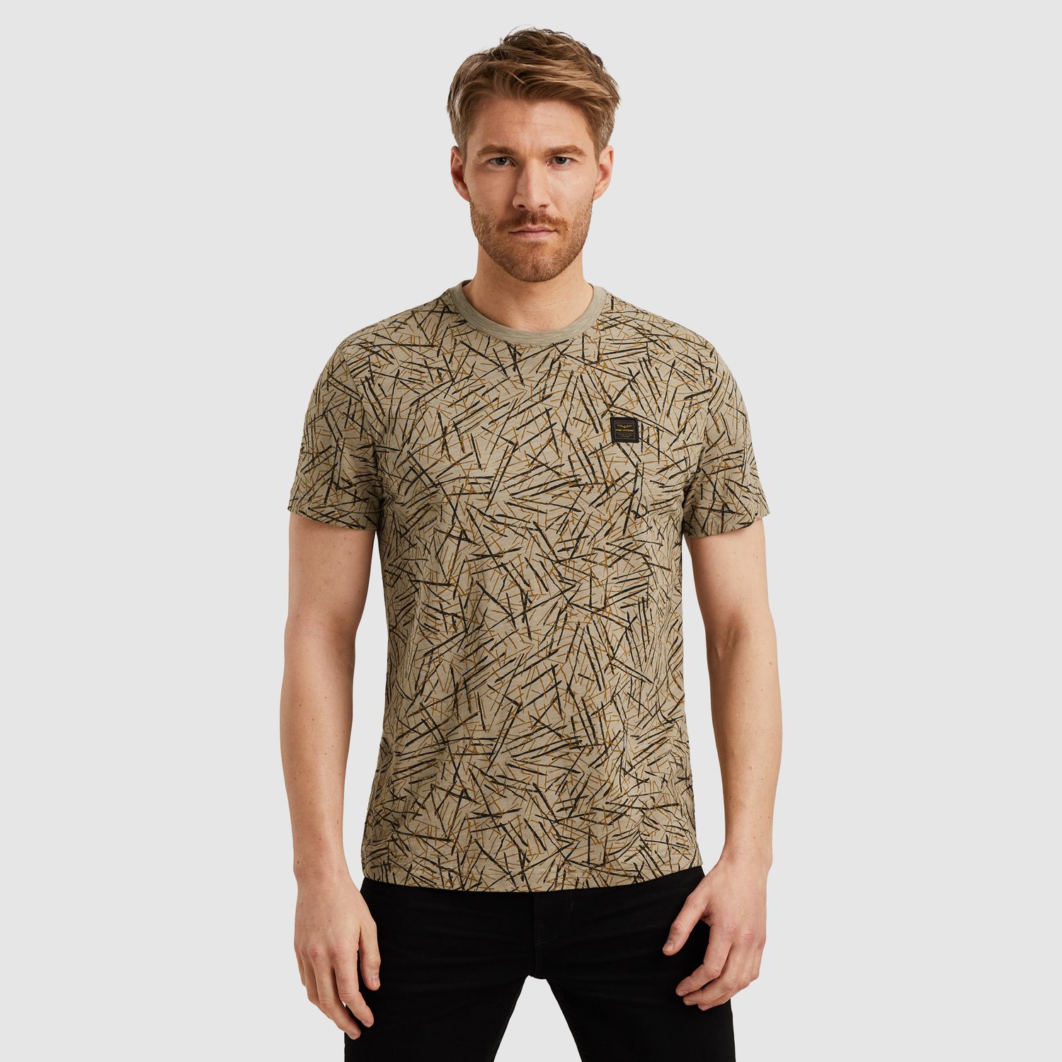 PME Legend | T-shirt met allover print PTSS2506553-6391