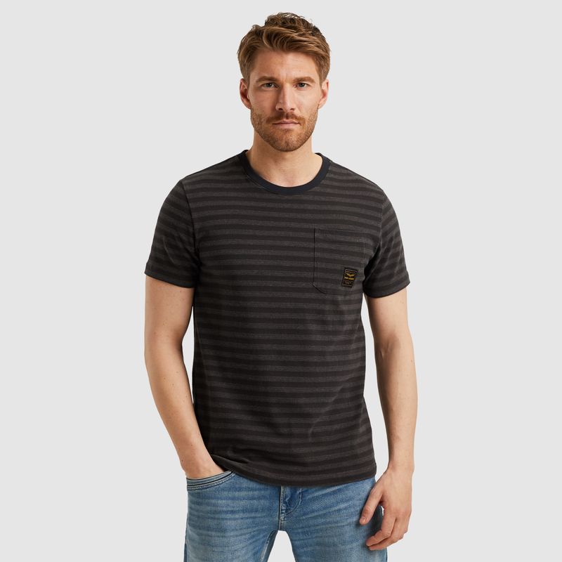 PME Legend | T-shirt met streeppatroon PTSS2506554-9140