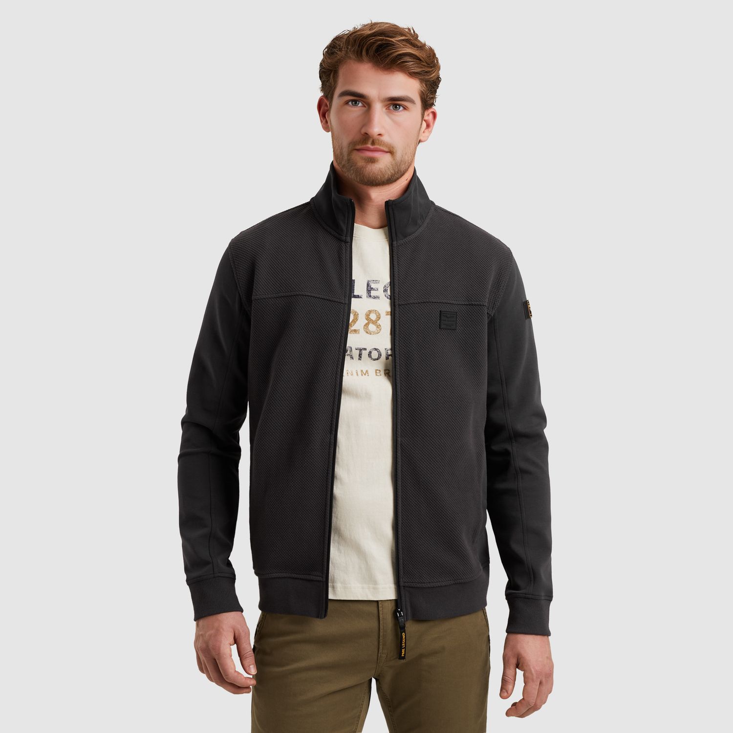 PME Legend | Sweat jacket met ritssluiting PSW2506424-9140