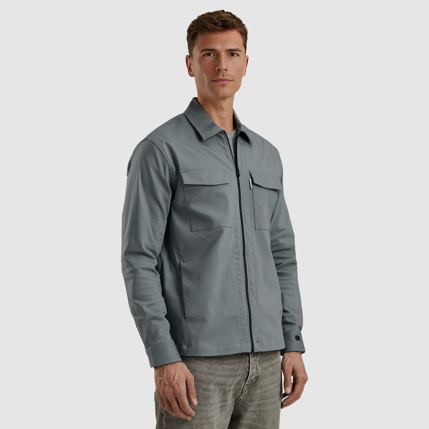 Cast Iron | Shirt jacket met ritssluiting CSI2508204-9096