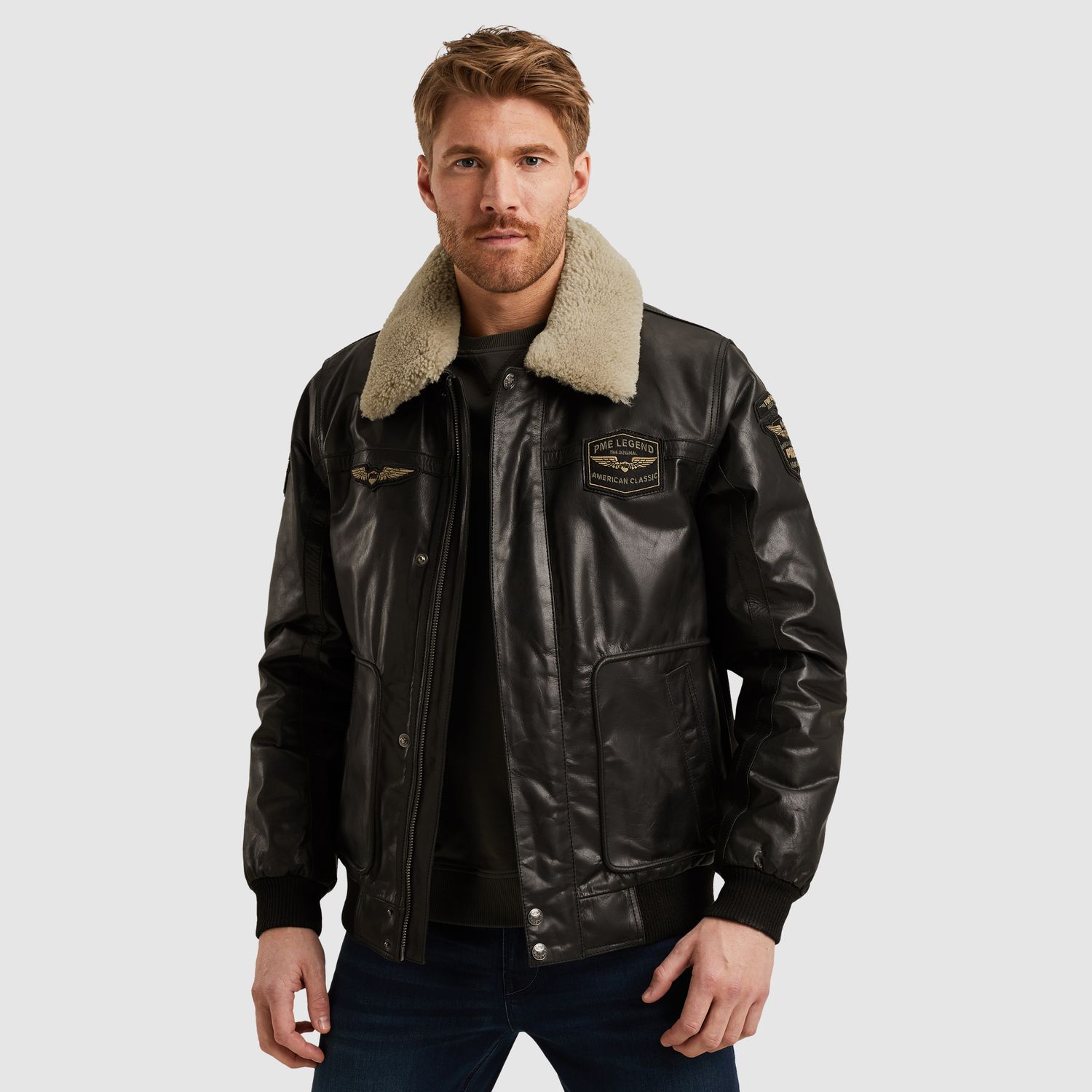 PME Legend | Hudson leren jas PLJ2508700-9072