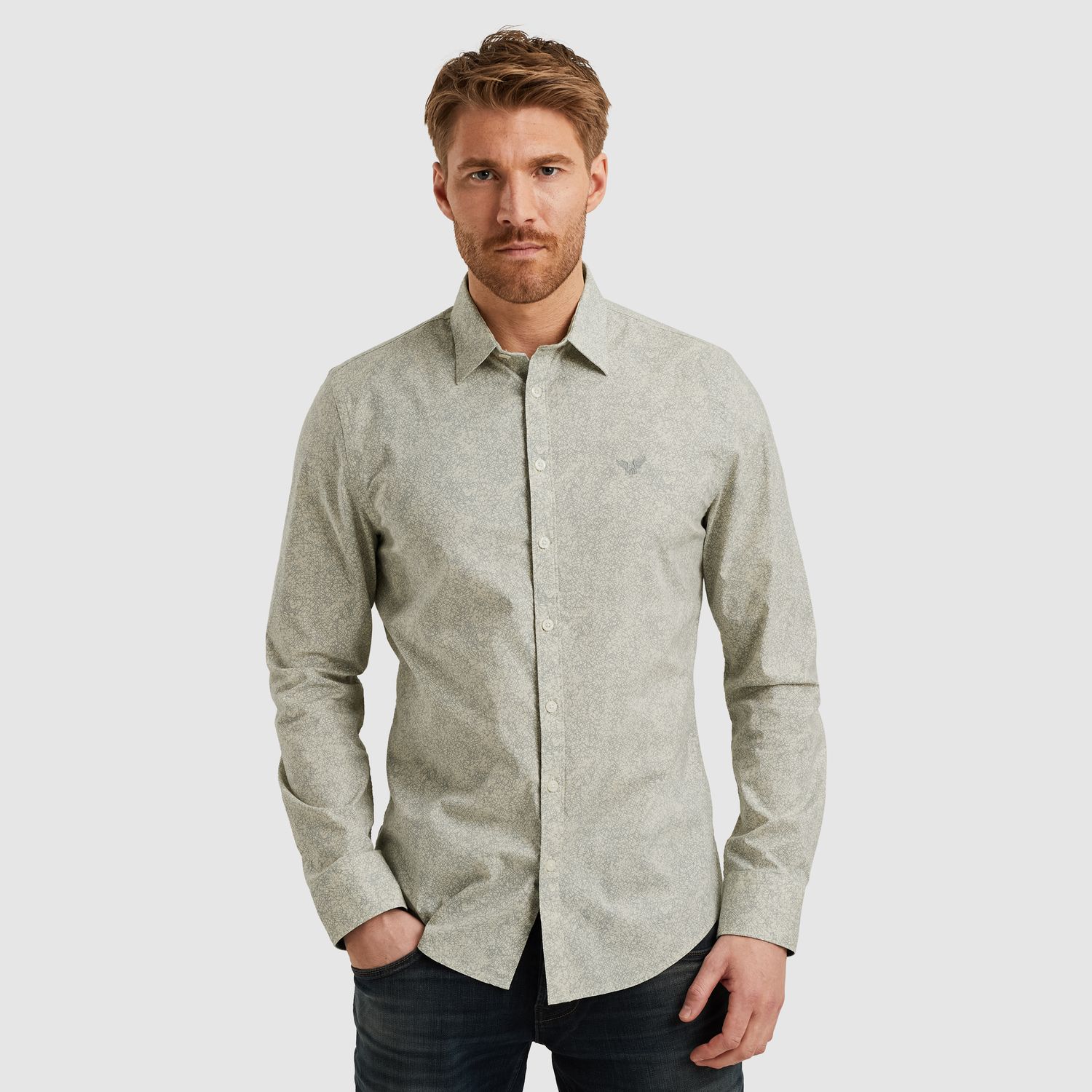 PME Legend | Overhemd met allover print PSI2508211-7011