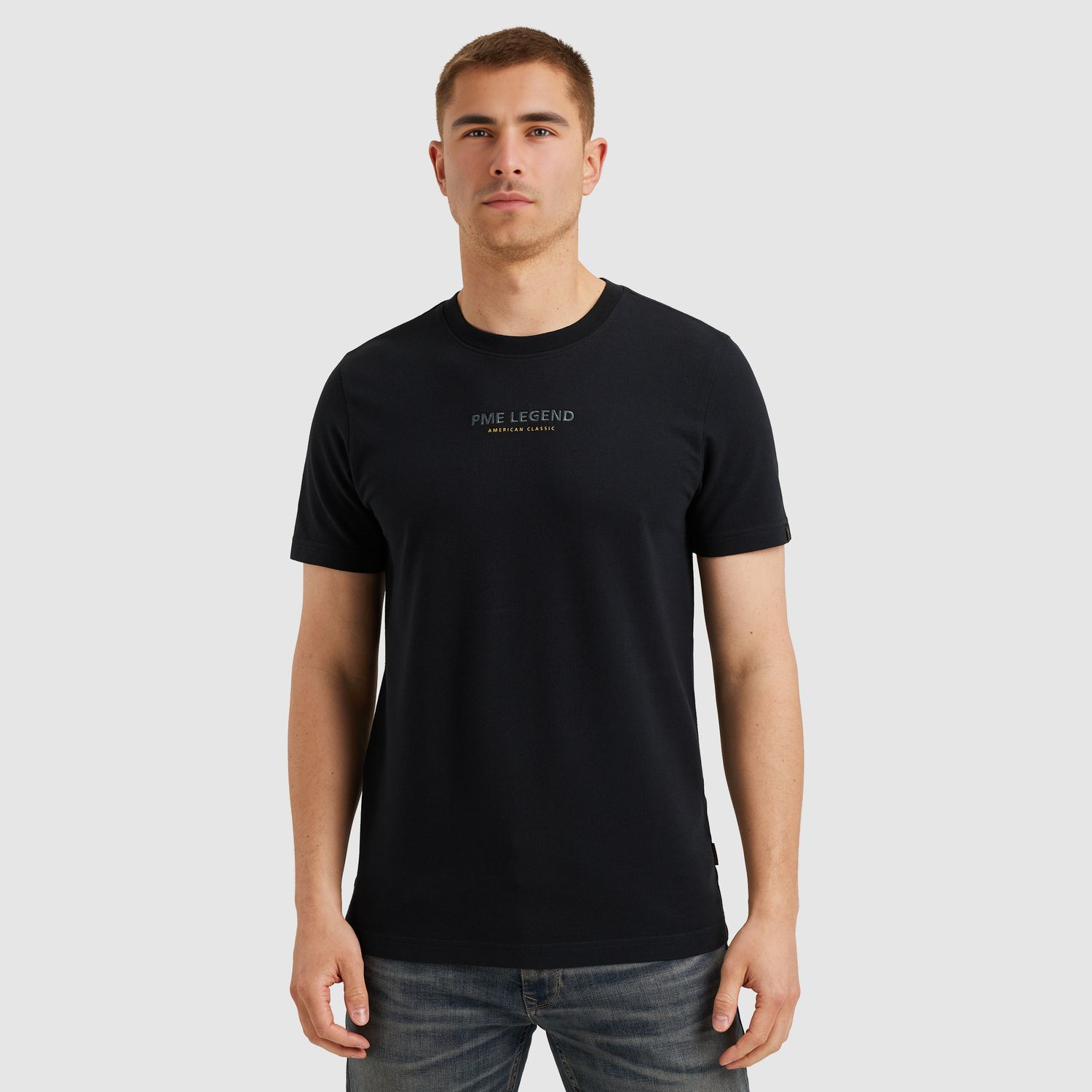 PME Legend | T-shirt met wafelstructuur PTSS2508564-5281