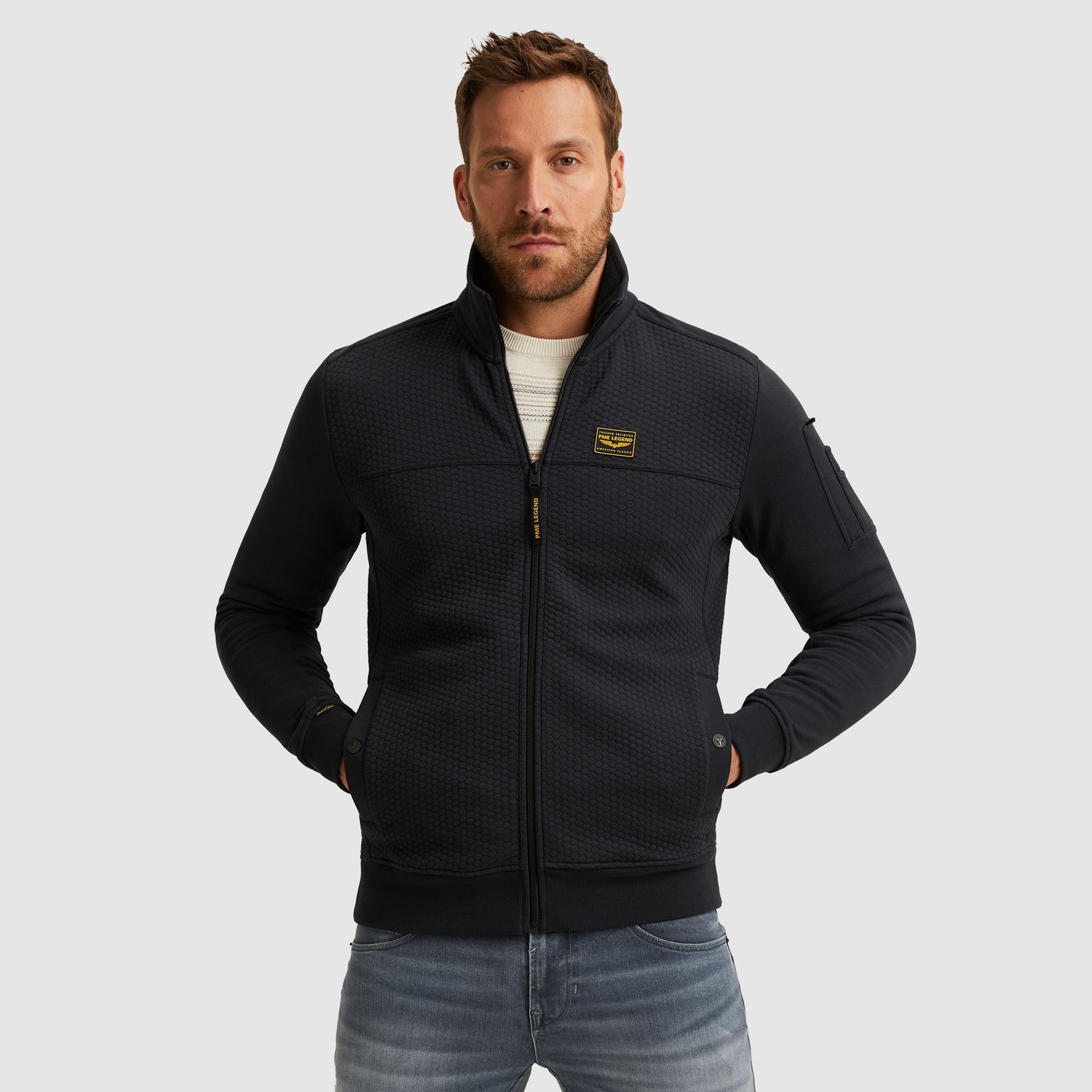 PME Legend | Sweat jacket met ritssluiting PSW2508436-5281