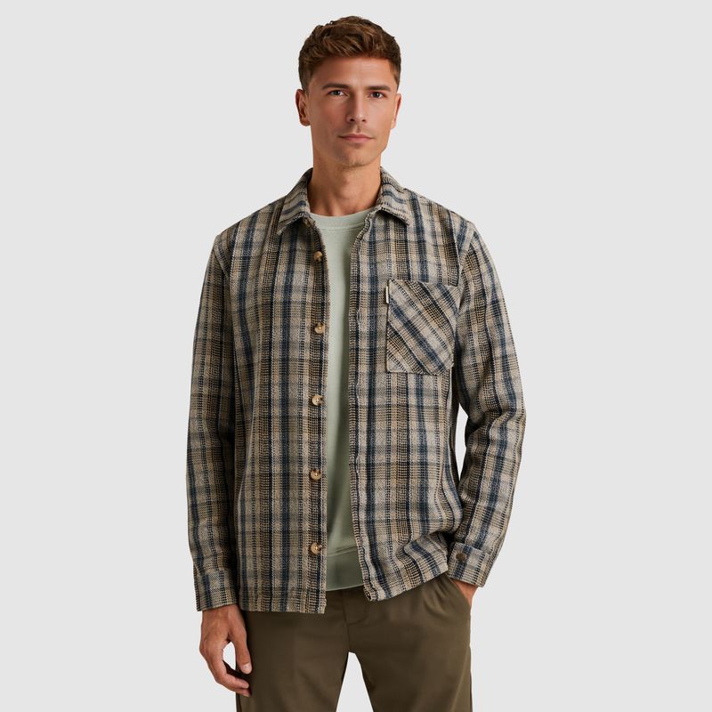 Cast Iron | Shirt jacket met ruitpatroon CSI2508205-9096