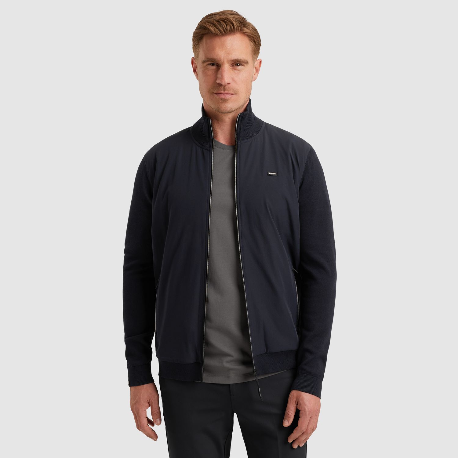 Vanguard | Vest van een materiaalmix VKC2508354-5073