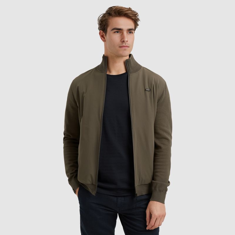 Vanguard | Vest van een materiaalmix VKC2508354-6497