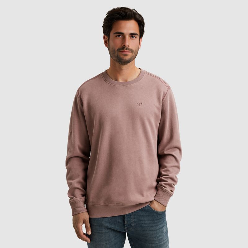 Cast Iron | Sweatshirt met twillstructuur CSW2509441-4318