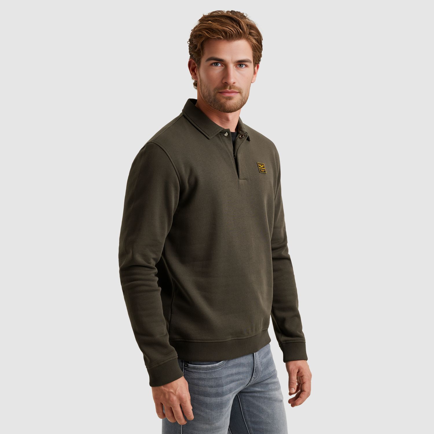 PME Legend | Sweatshirt met polokraag PSW2509454-8039
