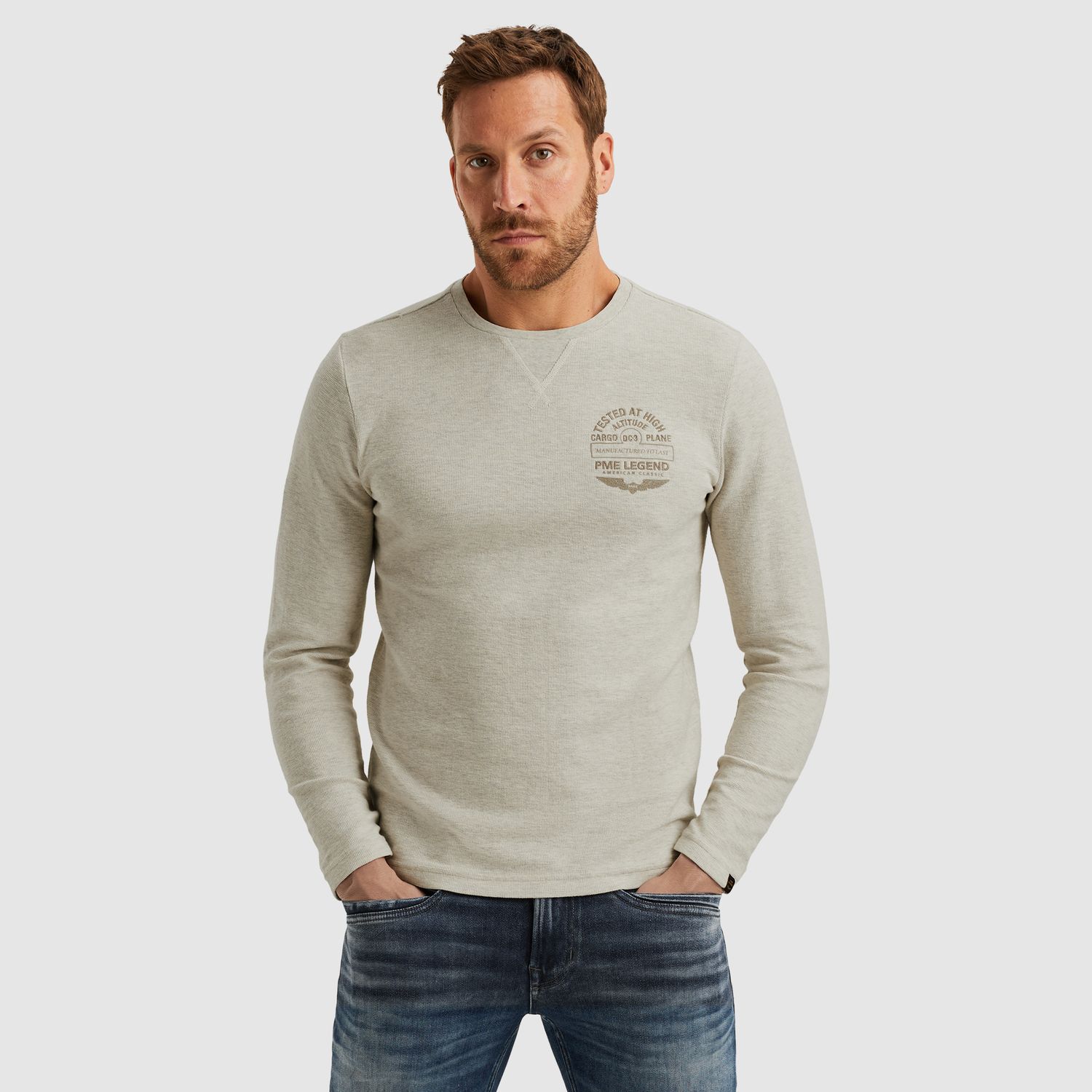 PME Legend | T-shirt met lange mouwen PTS2509567-910