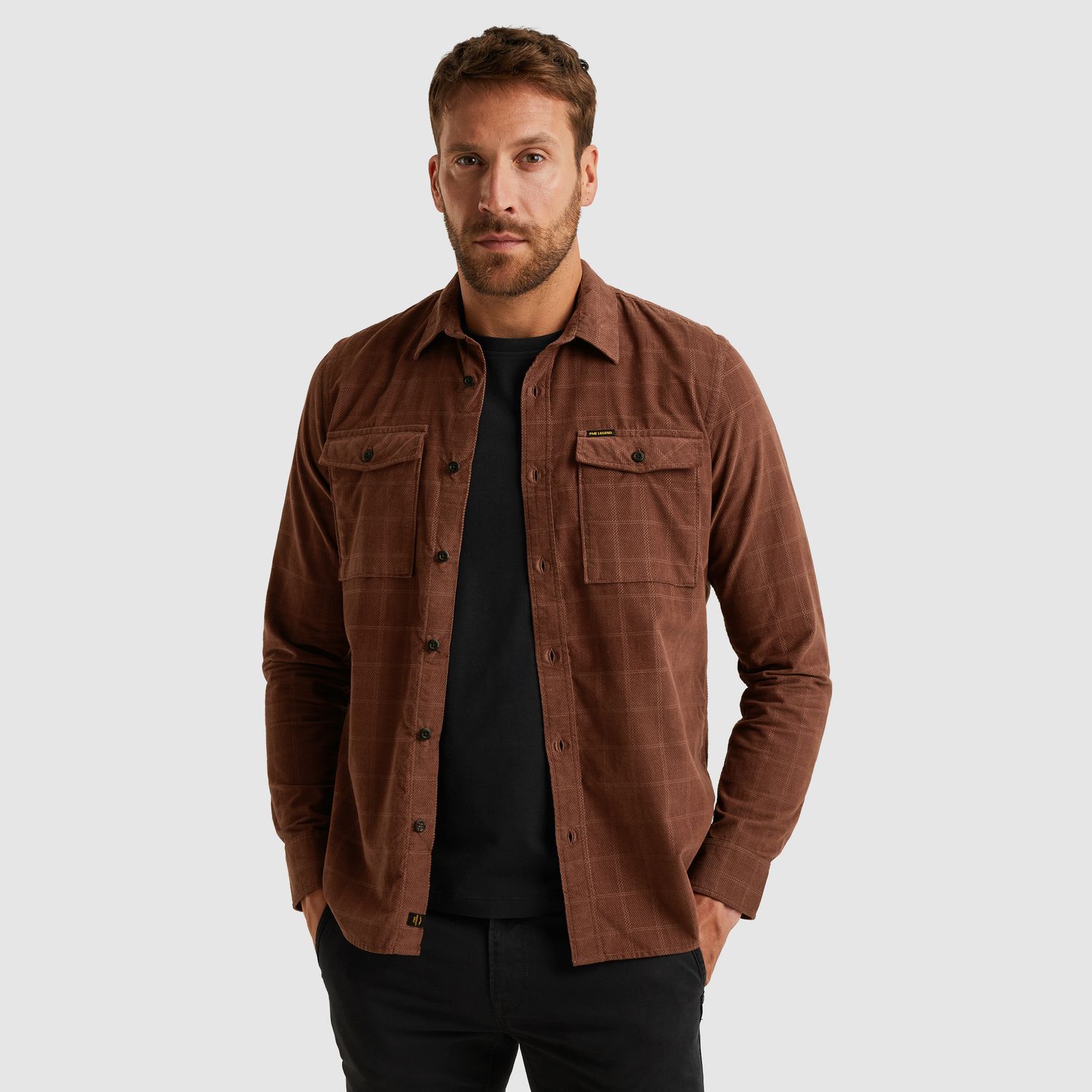 PME Legend | Overhemd van corduroy PSI2509242-8203