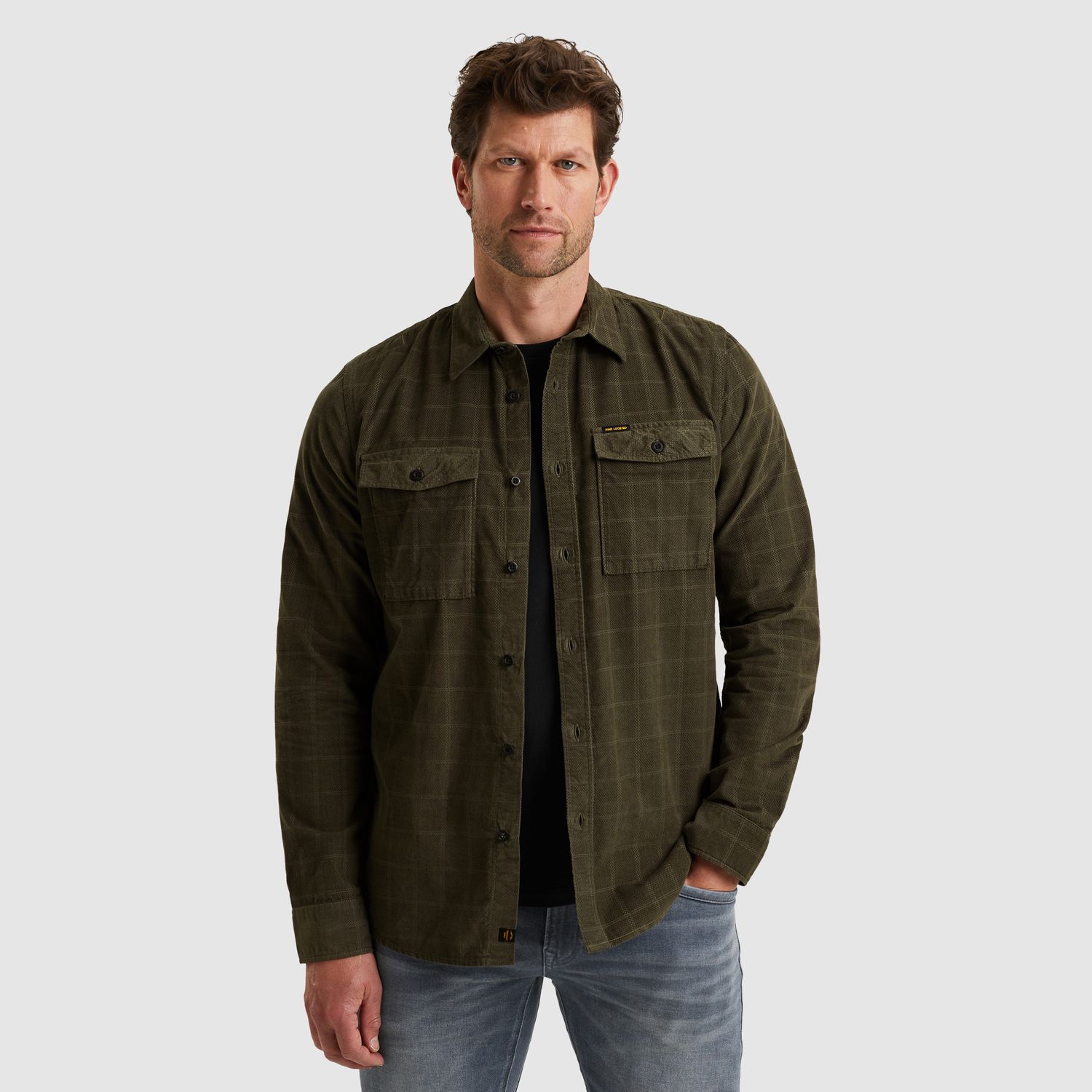PME Legend | Overhemd van corduroy PSI2509242-8039