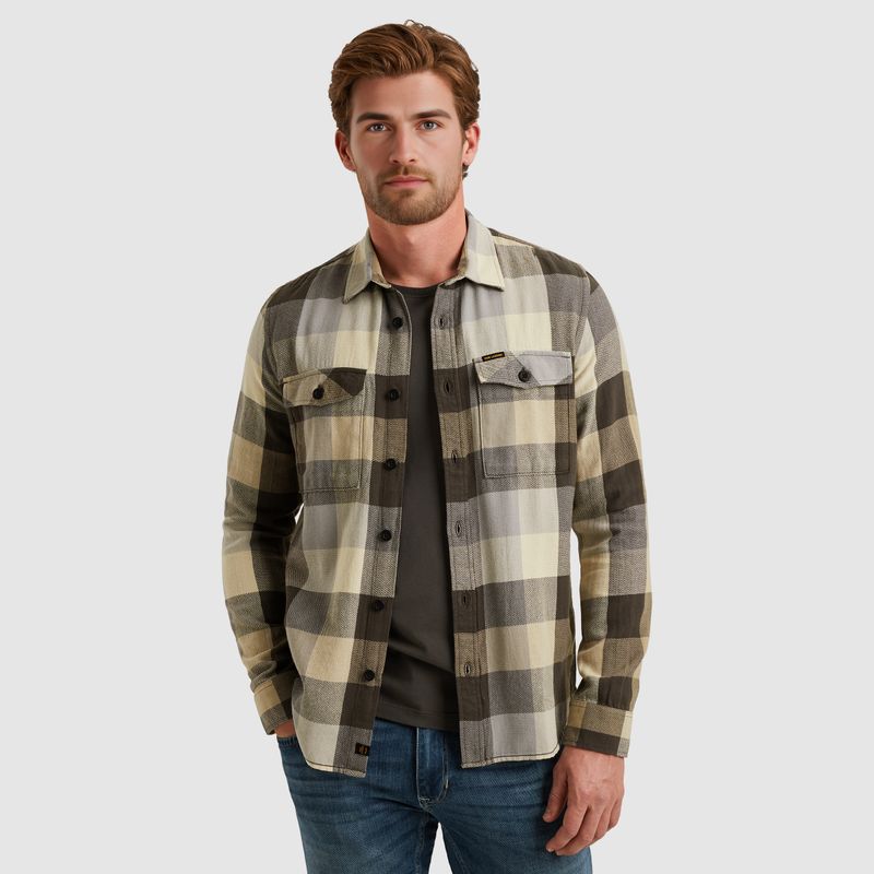 PME Legend | Overhemd met ruitpatroon PSI2509236-8039