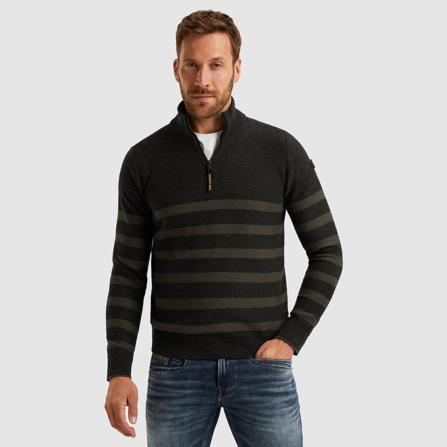 PME Legend | Trui met halve rits PKW2509333-999