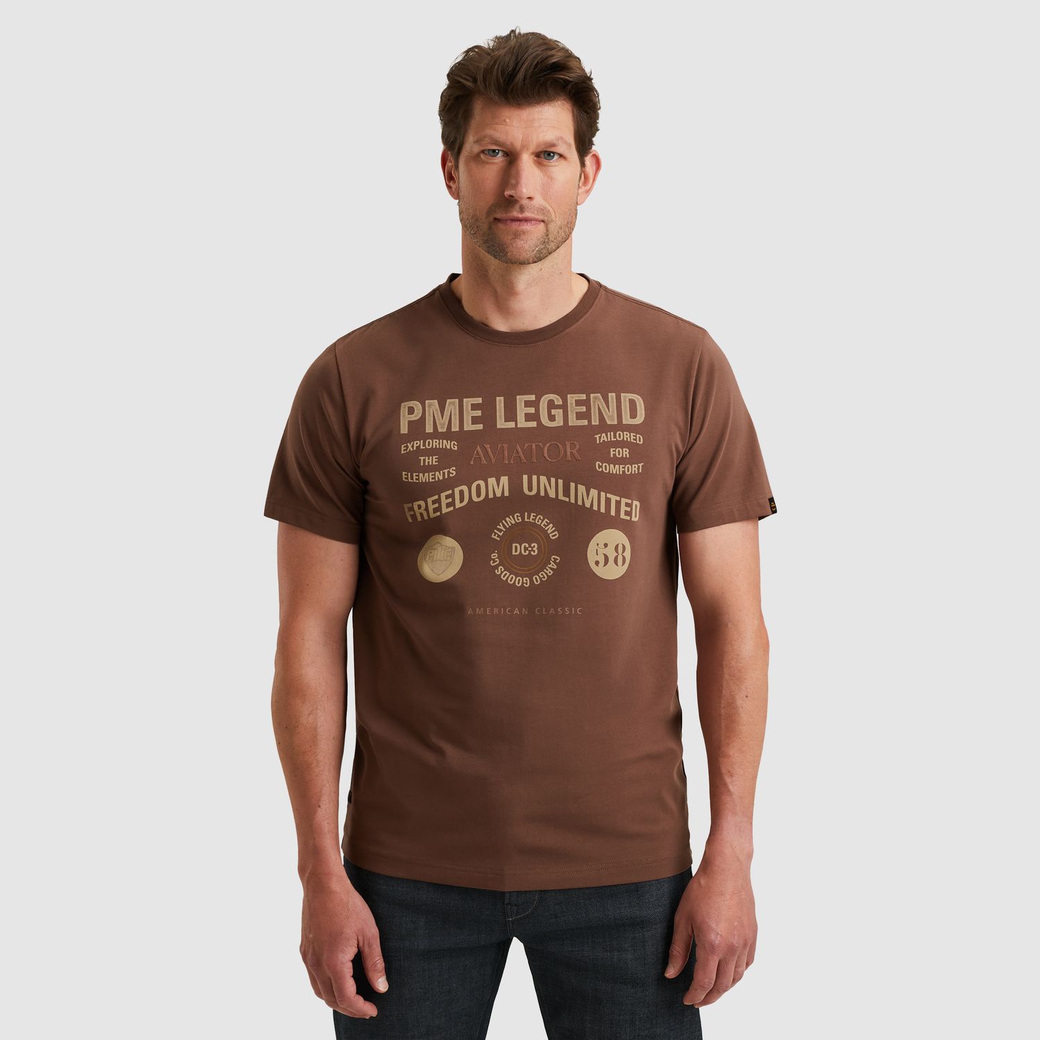 PME Legend | T-shirt met artwork PTSS2509566-8203