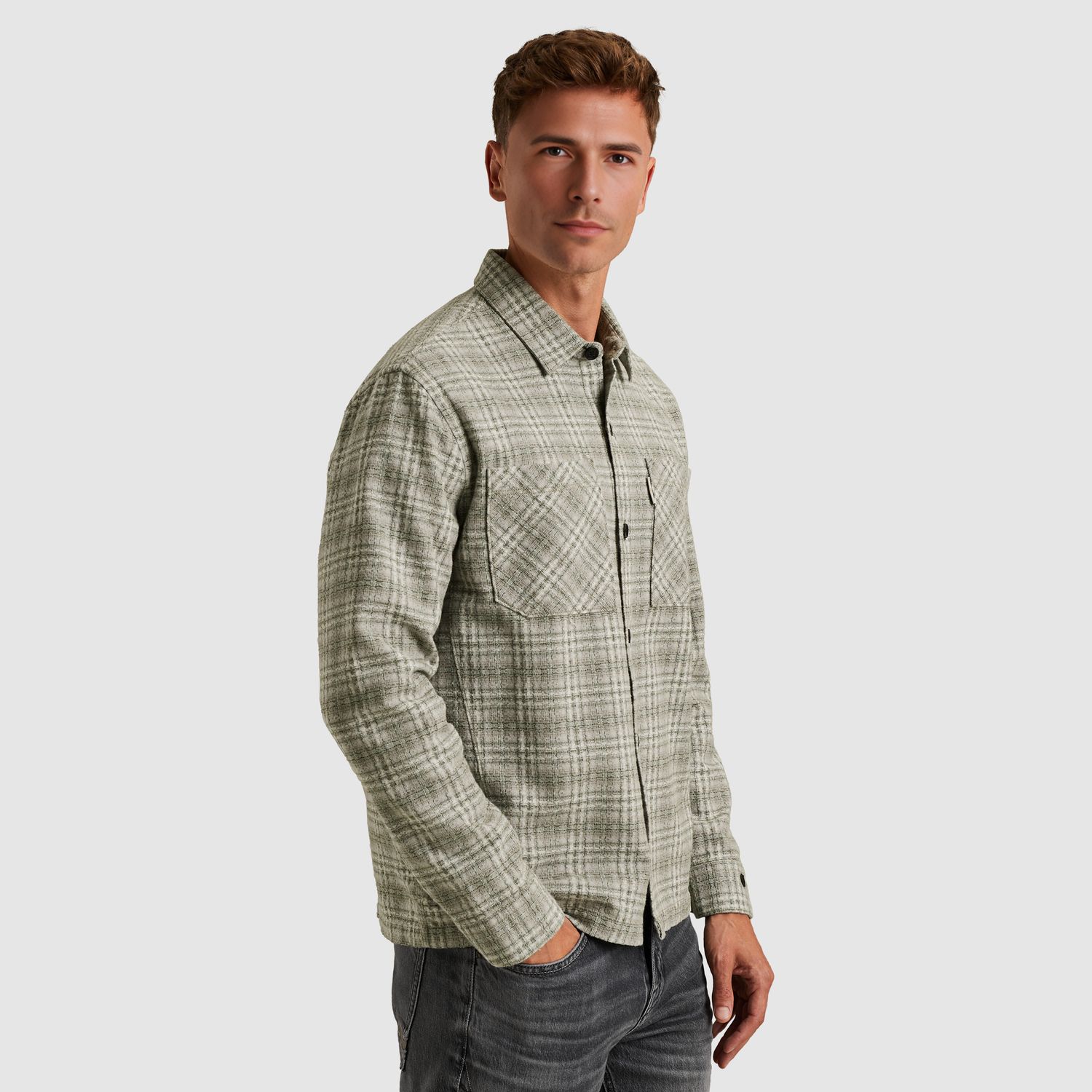 Cast Iron | Shirt jacket met ruitpatroon CSI2510252-9031