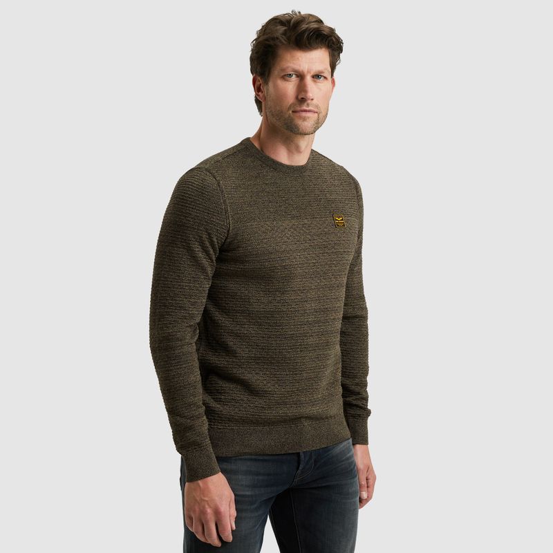 PME Legend | Trui van katoen mouliné PKW2510300-6389