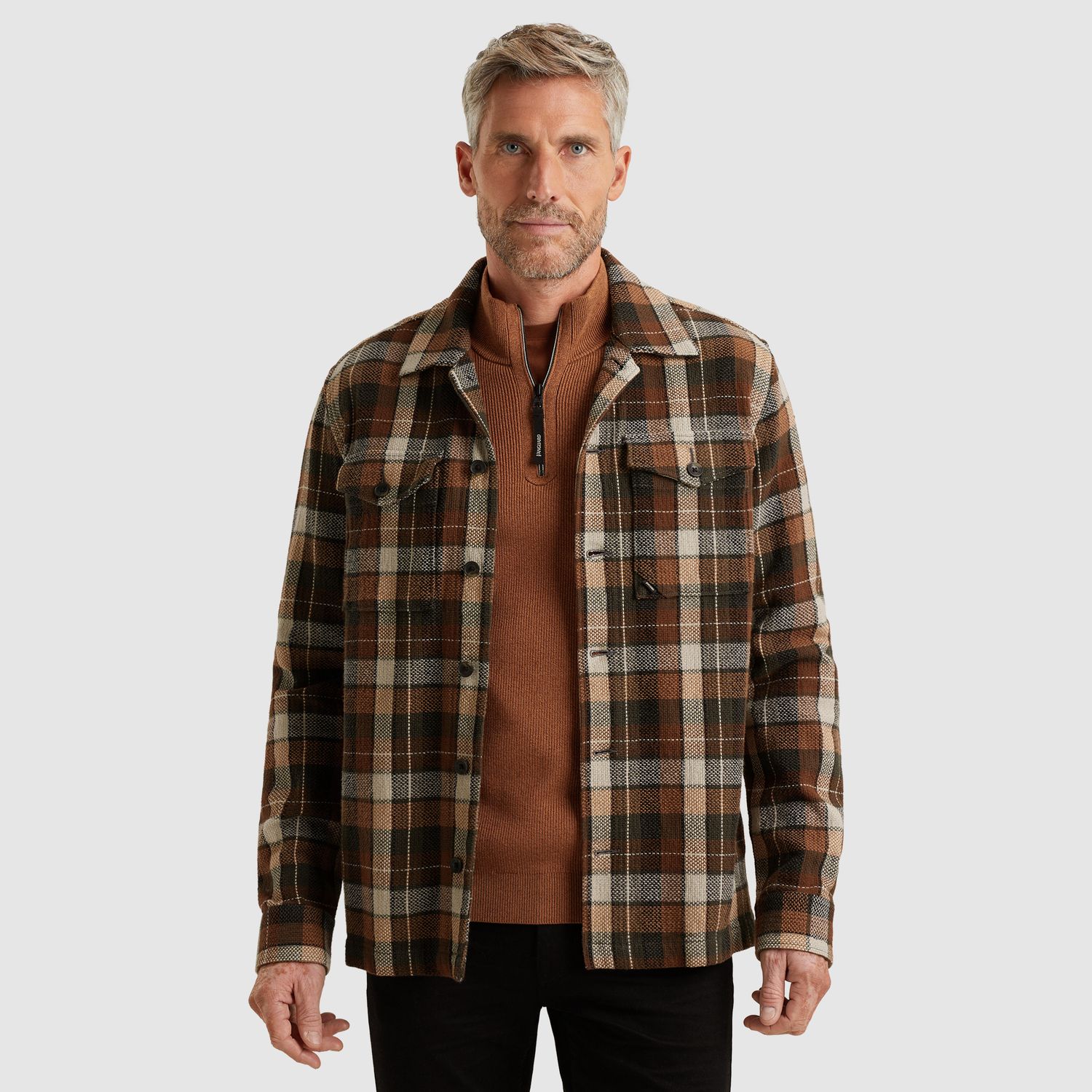 Vanguard | Shirt jacket met ruitpatroon VSI2510256-8122