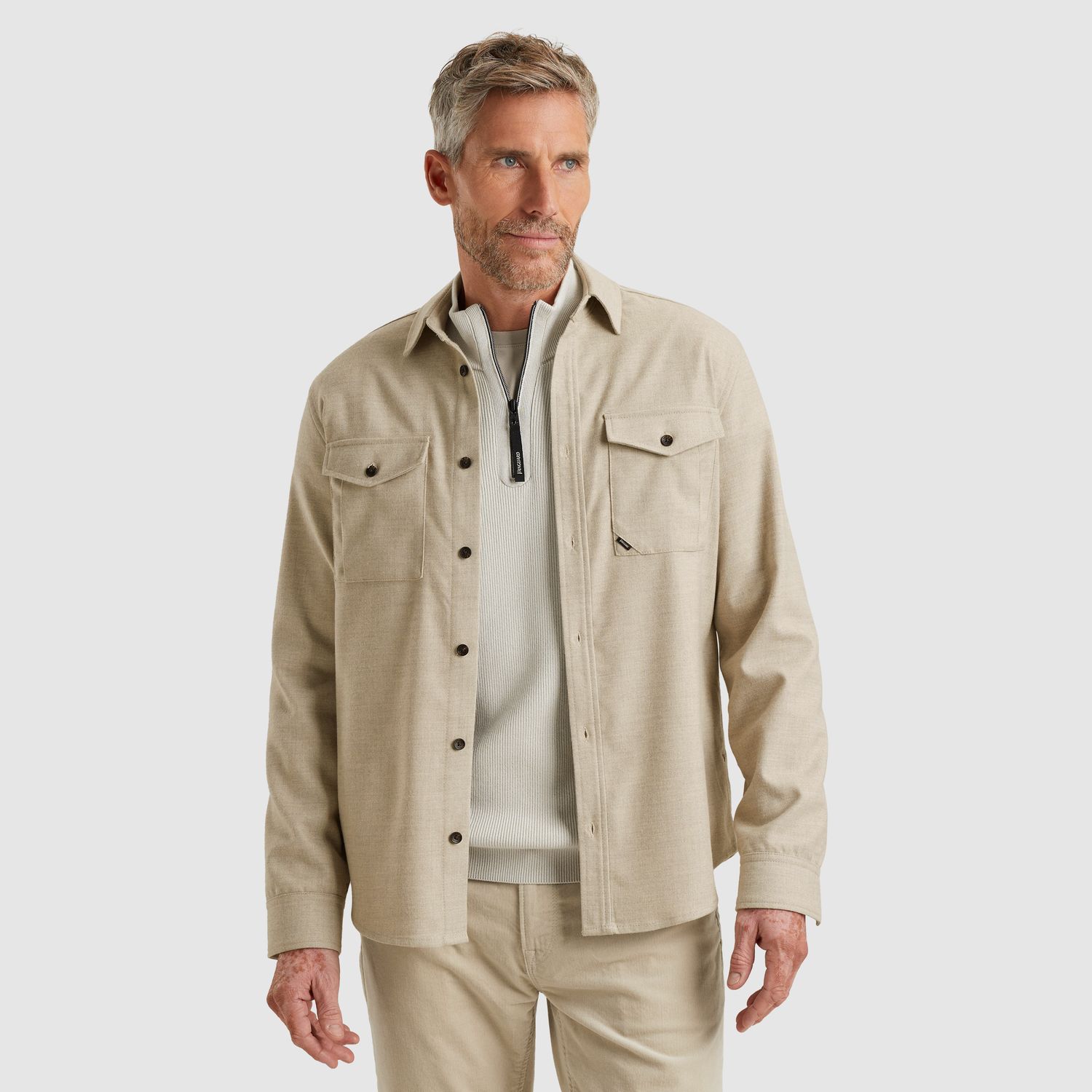 Vanguard | Overshirt met wollen look VSI2510255-7074