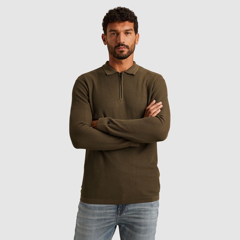 Cast Iron | Polo met lange mouwen CPS2509822-6444