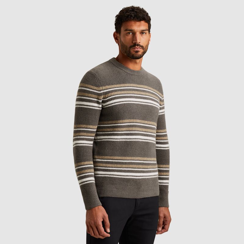 Cast Iron | Trui met streeppatroon CKW2509316-9133