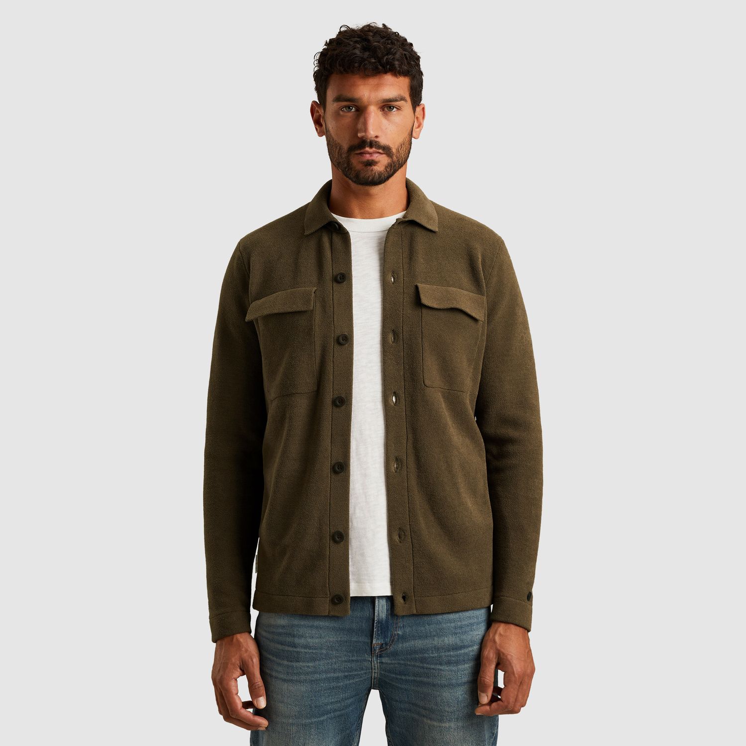 Cast Iron | Vest met knoopsluiting CKC2509342-6444