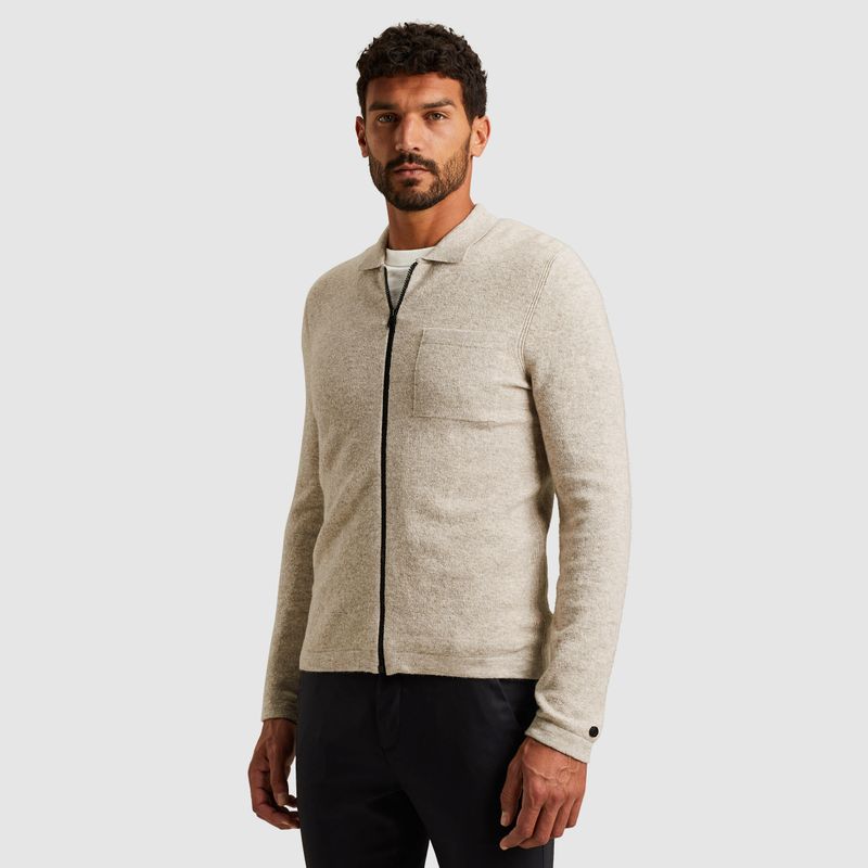 Cast Iron | Vest van een wolblend CKC2511302-7014