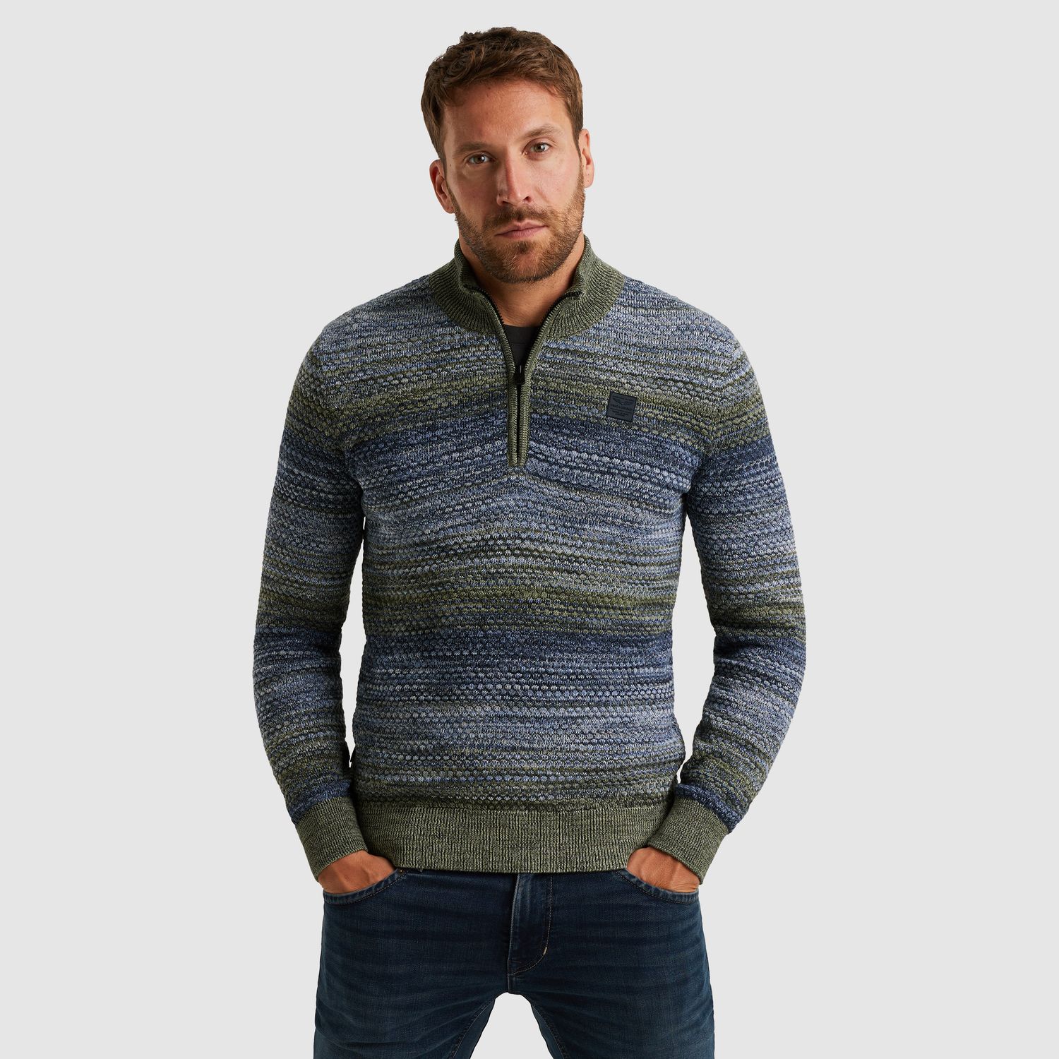 PME Legend | Trui met halve rits PKW2511331-5301