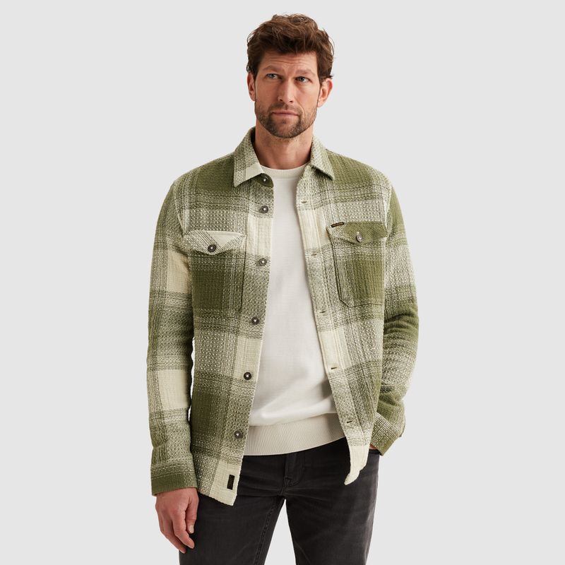 PME Legend | Shirt jacket met ruitpatroon PSI2511250-6213