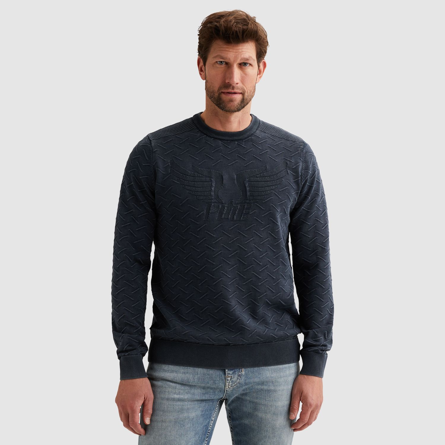 PME Legend | Trui met garment-dye wassing PKW2511320-5282