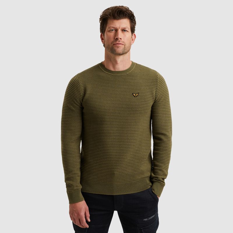 PME Legend | Trui van katoen mouliné PKW2511330-6213